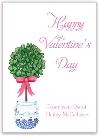 Valentine's Day Exchange Cards by Little Lamb Designs (Sweet Topiary)